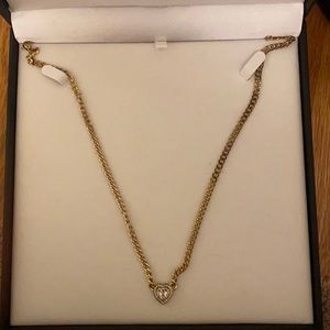 Gold heart necklace